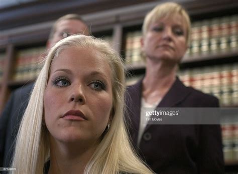 Debra Lafave Attends A News Conference After Charges Against Her Were