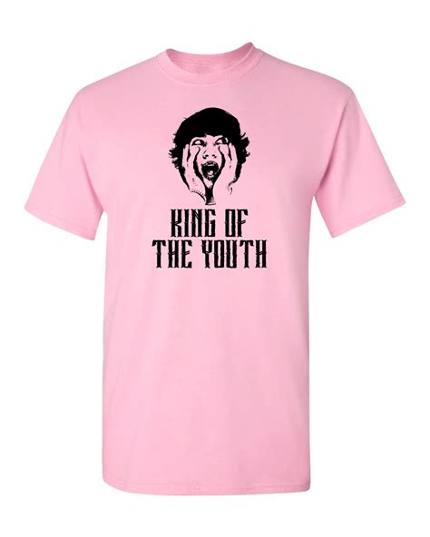 King Of The Youth Tee Official Merch By Baylen Levine