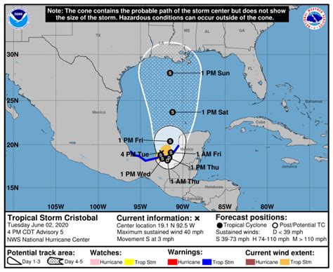 Discover the best of cristobal so you can plan your trip right. Tropical Storm Cristobal Forms - 47abc