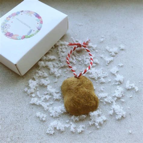 Listen to christmas nuggets by reedtards on deezer. Chicken nugget Christmas tree decoration ornament, Polymer ...