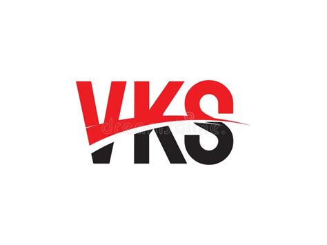 Vks Letter Initial Logo Design Vector Illustration Stock Vector