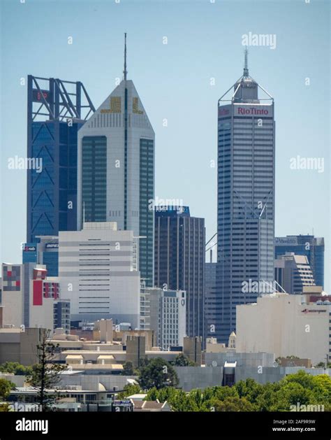 Perth City Towers And Skyscrapers Home To Mining And Resources