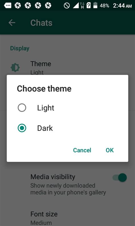 How To Activate Whatsapp Dark Mode