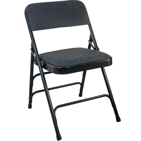 Advantage 1 In Black Fabric Seat Padded Metal Folding Chair 20 Pack Dpi903f Blkblk 20 The