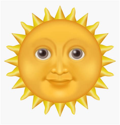 Clipart Sun Creepy Sun Emoji Hd Png Download Kindpng