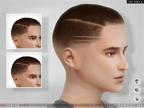 The Sims Resource Crewcut Hair N2 By Tsminhsims Sims 4 Hairs