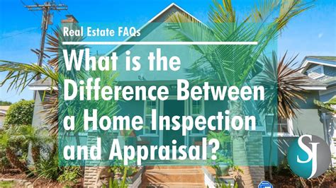What Is The Difference Between A Home Inspection And Appraisal Youtube