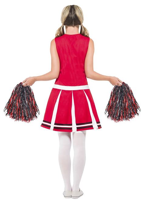 Womens Red Cheerleader Costume Ubicaciondepersonascdmxgobmx