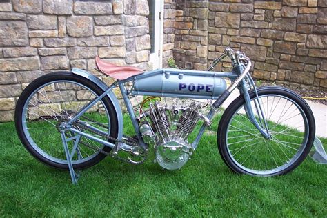 1914 Pope Board Track Racer Vintage Motorcycles Classic Motorcycles