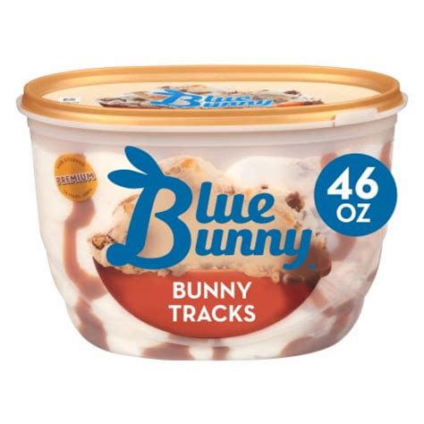 Blue Bunny Bunny Tracks Frozen Dairy Dessert 46 Fl Oz Dillons Food
