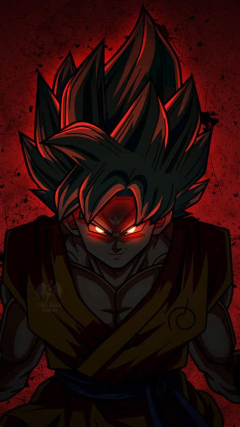 Download Evil Red Goku Black Pfp Wallpaper