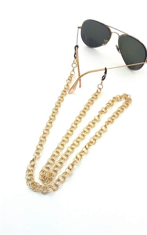 sunglasses chain necklace gold glasses chain lanyard chain sunglass holder gold eyeglass
