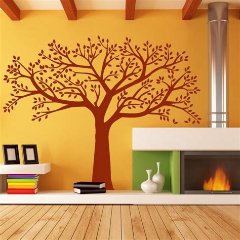 This wall decal is designed in shape. Wall Stickers For Living Room Big Tree - By Artollo
