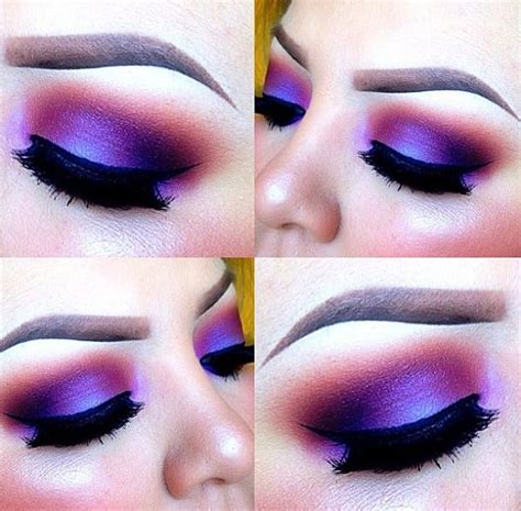 Beautiful Purple Eye Makeup Dramatic Eye Makeup Purple Eye Makeup