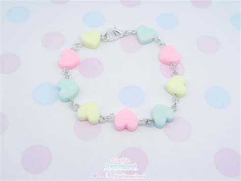 Very Cute And Kawaii Pastel Fairy Heart Bracelet From Ciali In