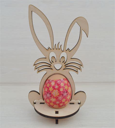 Laser Cut Easter Bunny Template 4mm Free Vector Cdr Download