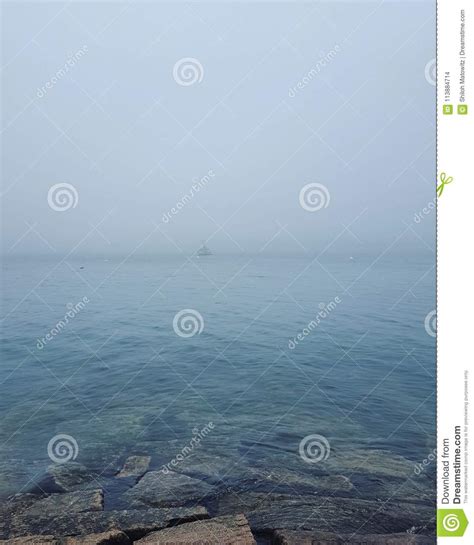 Sailboat In The Mist Stock Photo Image Of Mist Sailboat 113884714