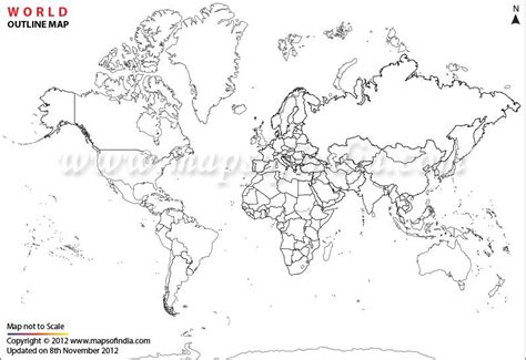 World Map Outline World Map Printable World Map Outline World