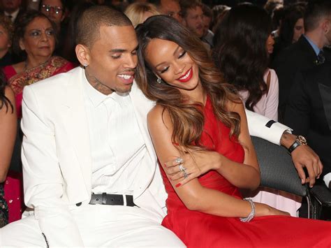 Chris Brown And Rihanna Sat Next To Each Other At The Grammys