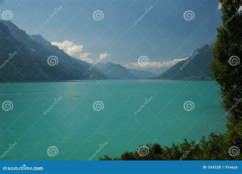 Turquoise Mountain Lake Stock Photo Image Of Holiday Blue 334328