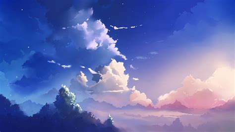 Free Download Anime Landscape Sky Anime Landscape