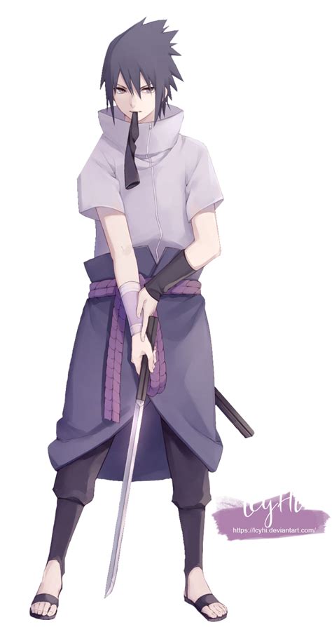 Uchiha Sasuke Render By Lcyhi On Deviantart