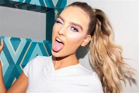 little mix s perrie edwards strips to her knickers and shows off incredible physique in sizzling