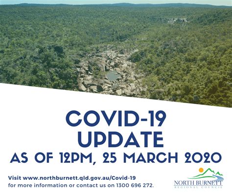 Understanding the current restrictions under public health directions from the chief health officer. Changes to Council Services | North Burnett Regional Council