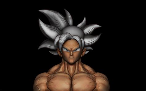 Yash Deval 3d Model Goku Ultra Instinct Mastered