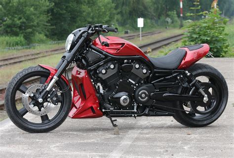 Thunderbike Red Rod H D Night Rod VRSCDX Custom Motorcycle