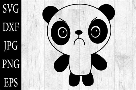 Cute Panda Svg Panda Illustrations Graphic By Aleksa Popovic Creative