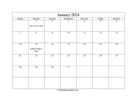 January 2024 Printable Calendar Word Drusi Gisella