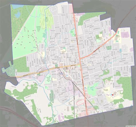 Map Of Rutland City Vermont
