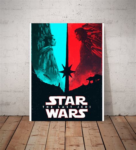 Star Wars Canvas Design Print Wall Art Etsy