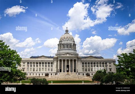 The Mesmerizing Missouri State Capitol Building With The Courtyard