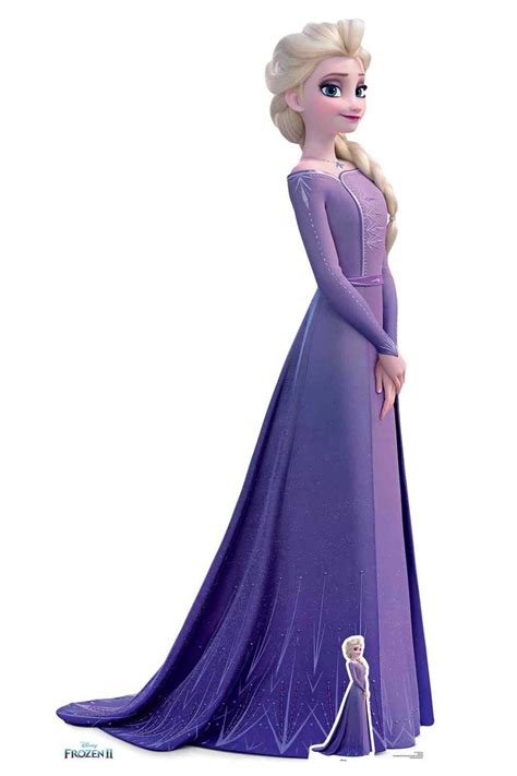 Frozen 2 elsa dress costume new rhinestone versionthis is a normal version not included the rhinestone on the bottom of the jacket. Elsa Violet Dress from Frozen 2 Official Disney Cardboard ...