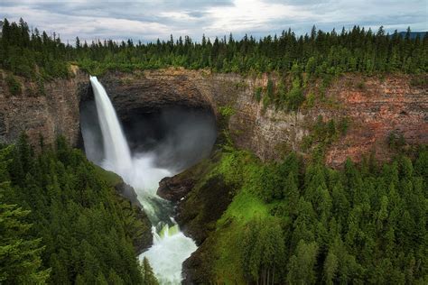 Helmcken Falls In Wells Gray Provincial Park In Canada Photograph By