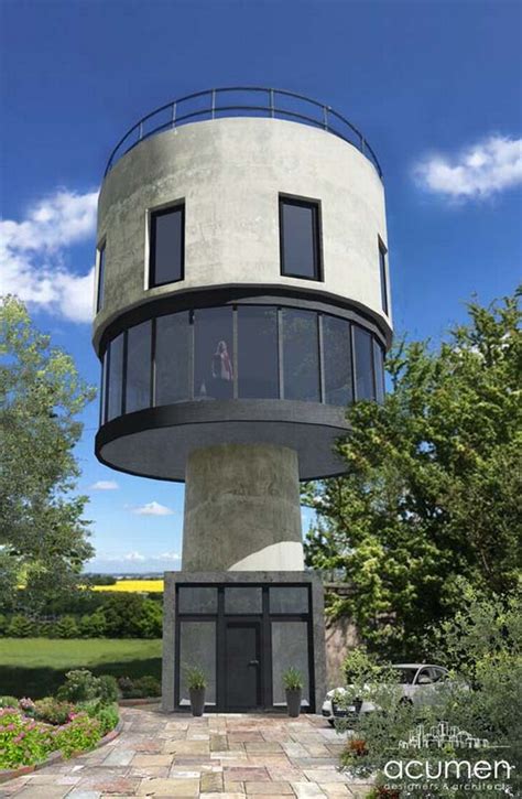The Water Tower At Flockton Is Set To Become A Futuristic Grand Design