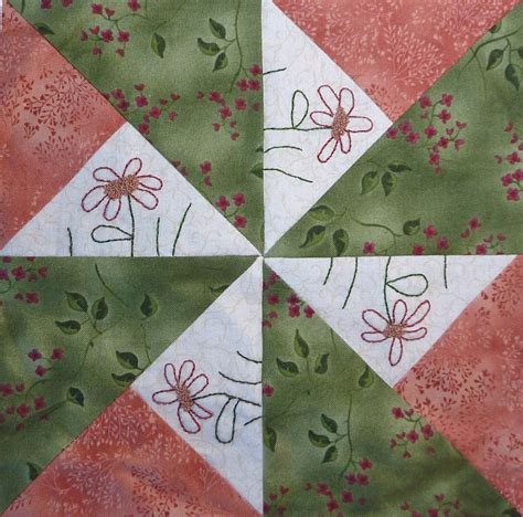 Loved Doing This Pinwheel Putting It In The Four Corners Of My Quilt