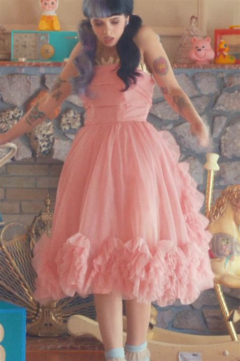 Melanie Martinez Pink Knee Length Sweet 16 Celebrity Dress In Pity