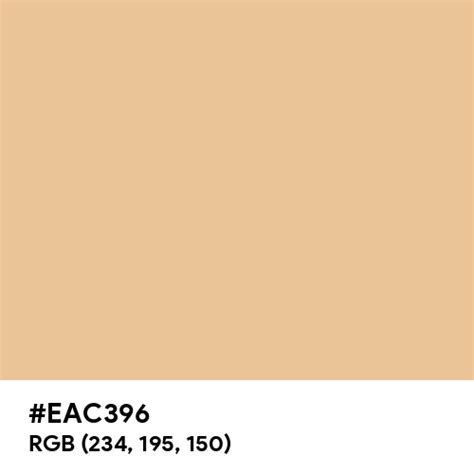 Champagne Brown Color Hex Code Is Eac396