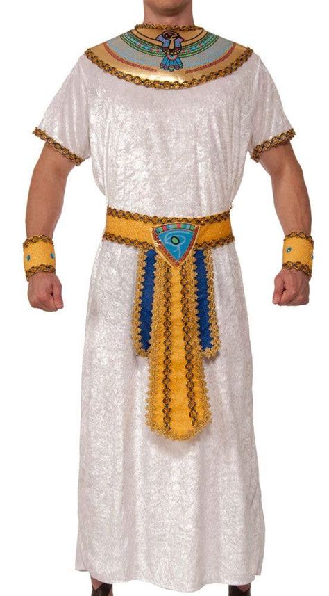 white egyptian pharaoh costume gold egyptian king dress up for men