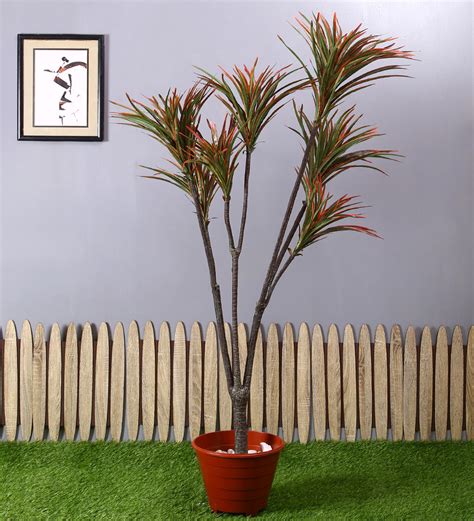 Buy Purple Polyester Artificial Yucca Plant Without Pot By Pollination