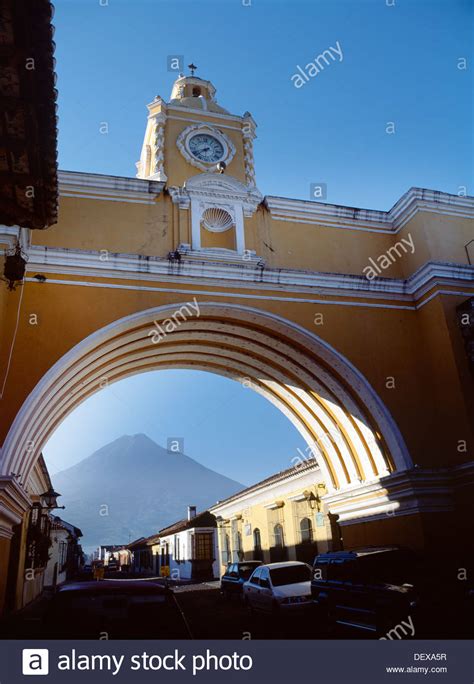 Santa Catarina Arch Antigua Guatemala Stock Photo Royalty