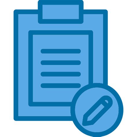 Registration Generic Blue Icon