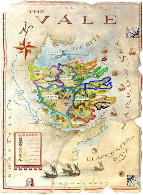Revised Maps Of The Seven Kingdoms Game Of Thrones Map A Song Of Ice
