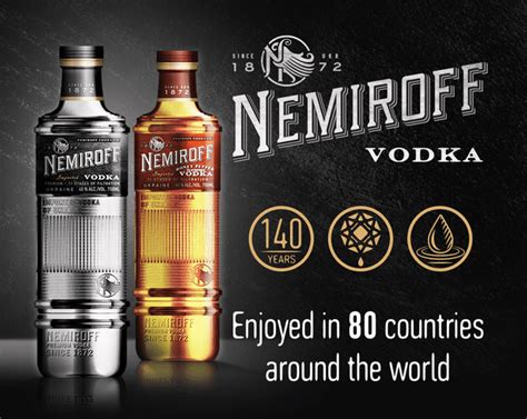 Nemiroff Vodka Toughens Up Its Look With New Styling Duty Free Hunter