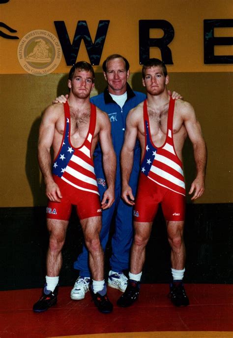 Dan Gable Tom And Terry Brands National Wrestling Hall Of Fame And