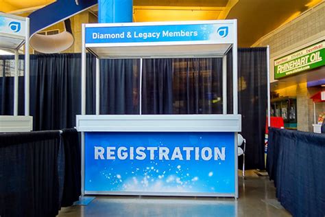 1 Registration Booth Rentals Niagara Falls Registration Counter