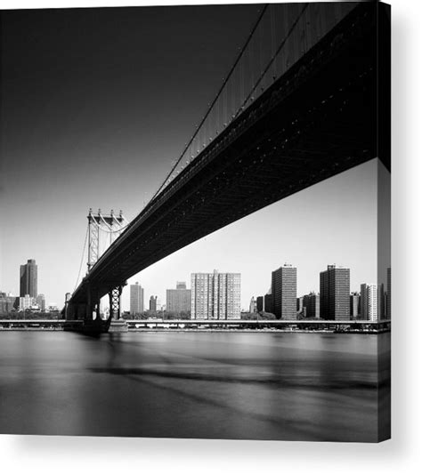 Manhattan Bridge Acrylic Print By Nina Papiorek